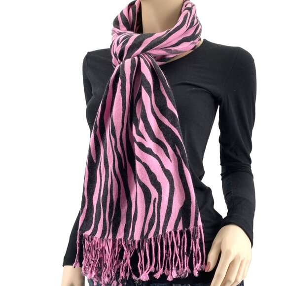 Pashmina Cashmere Print Shawl/ Scarf - Picture 7 of 11